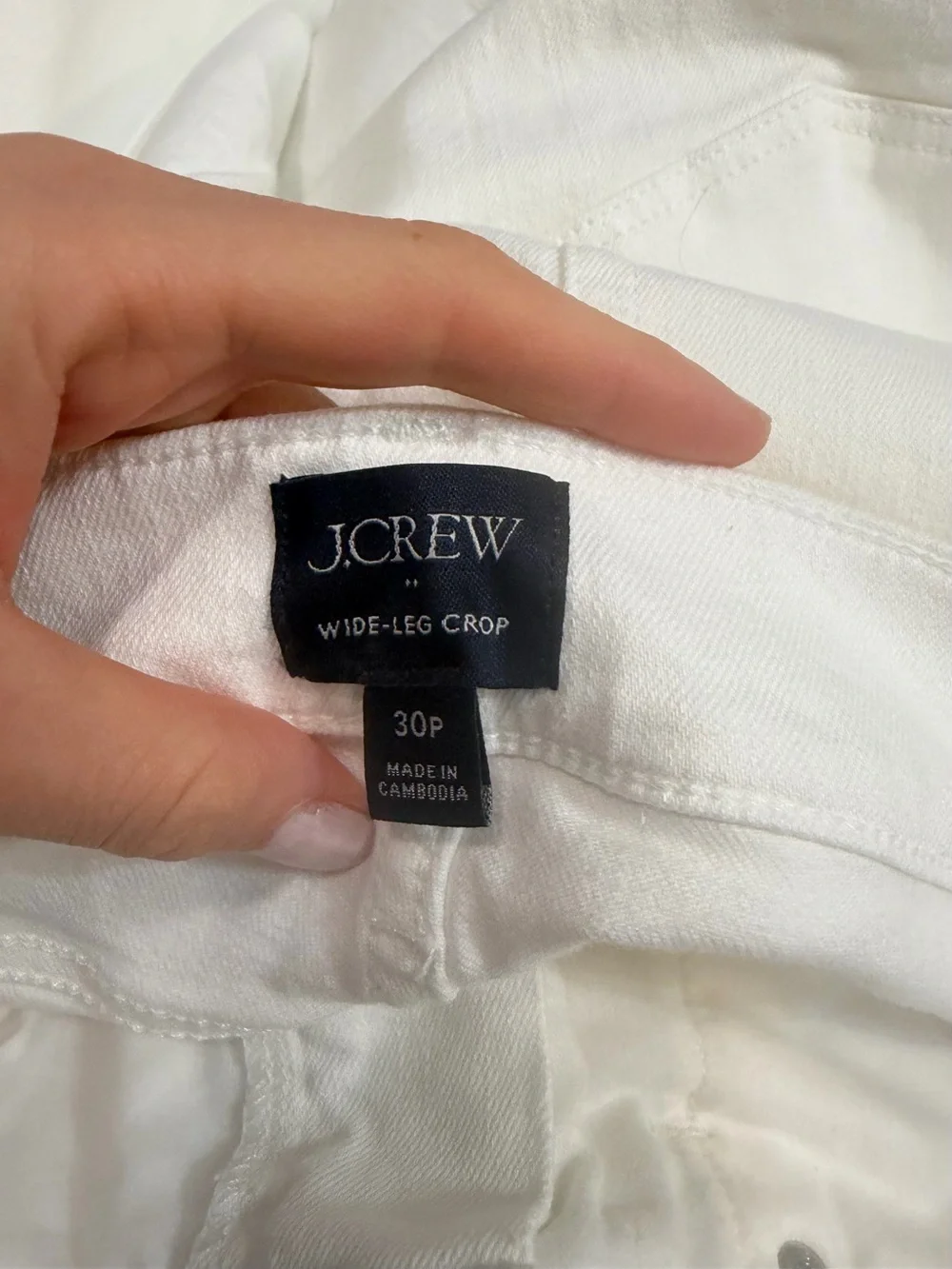 NWOT j crew Petite wide-leg jean in all-day stretch